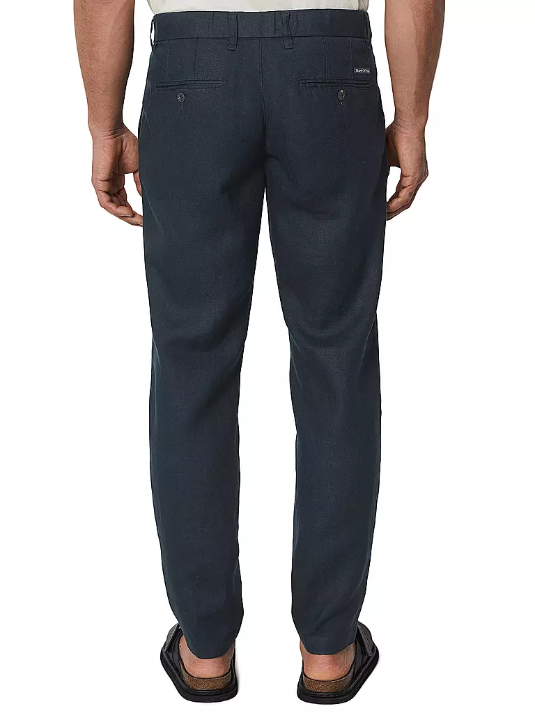 MARC O'POLO | Pantalones de lino OSBY | Azul oscuro