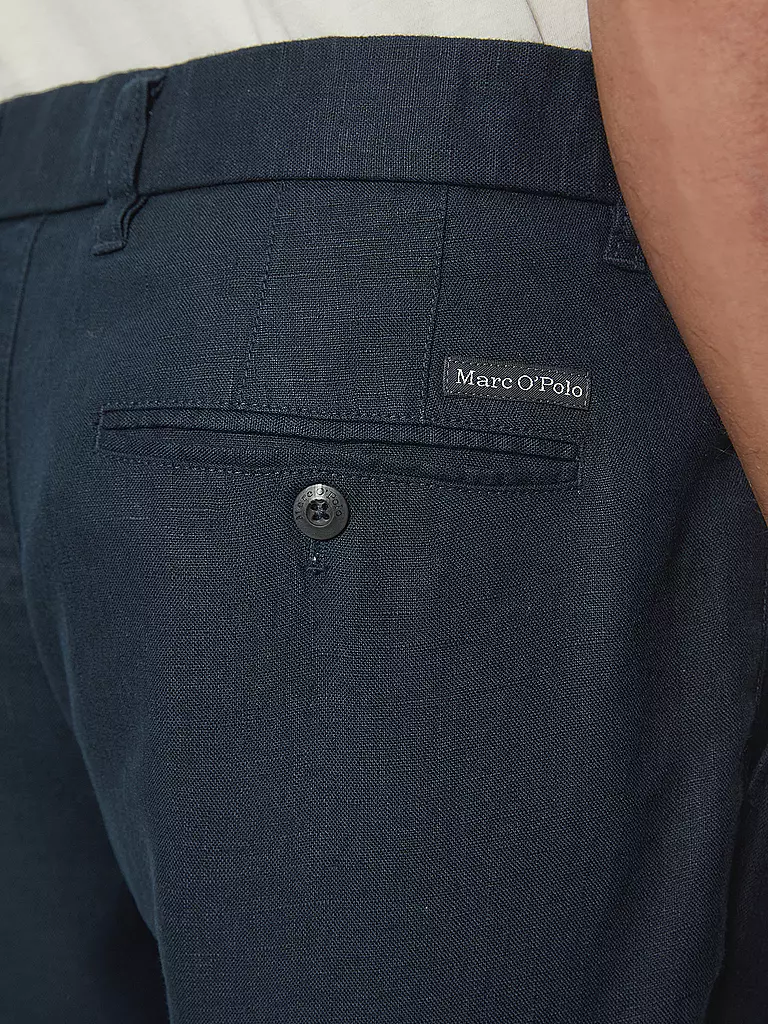MARC O'POLO | Pantalones de lino OSBY | Azul oscuro