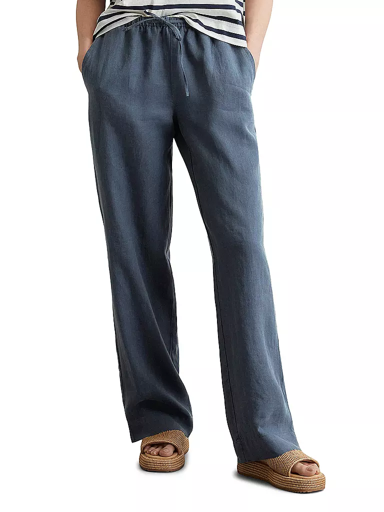 MARC O'POLO | Pantalones de lino | Azul