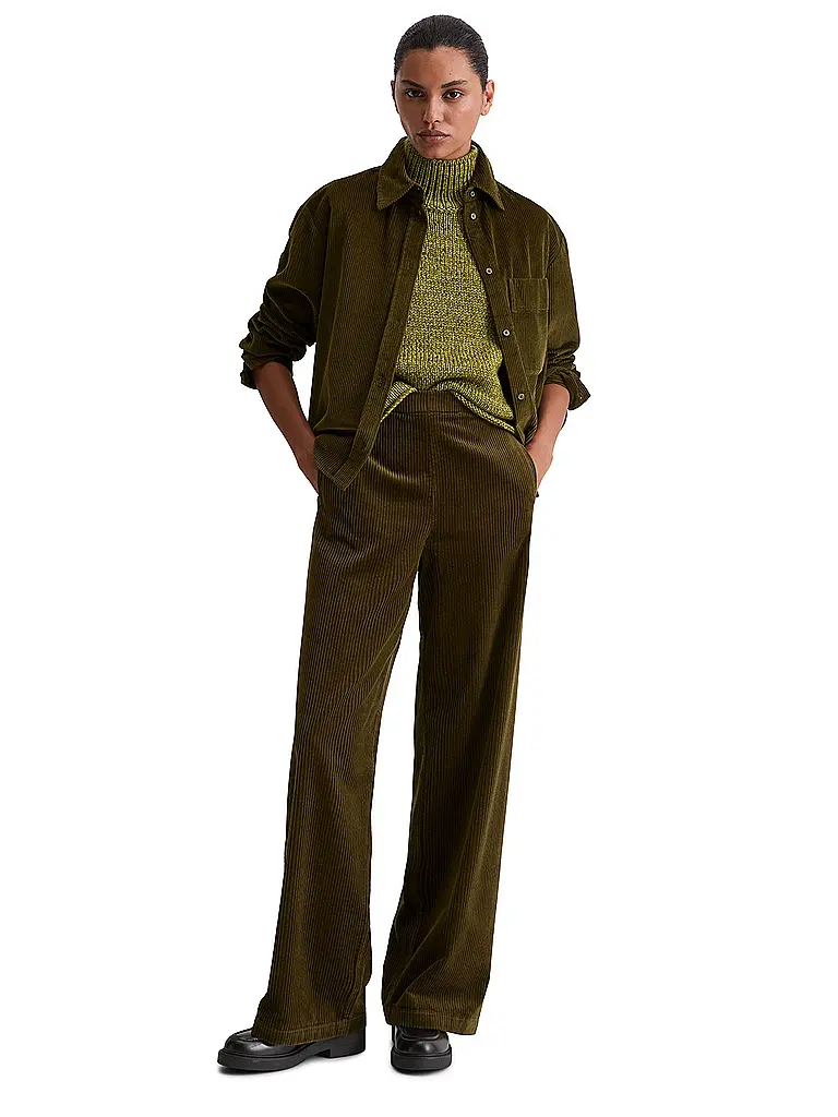 MARC O'POLO | Pantalones de vestir | Oliva