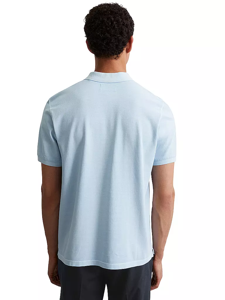 MARC O'POLO | Polo de corte estándar | Azul claro