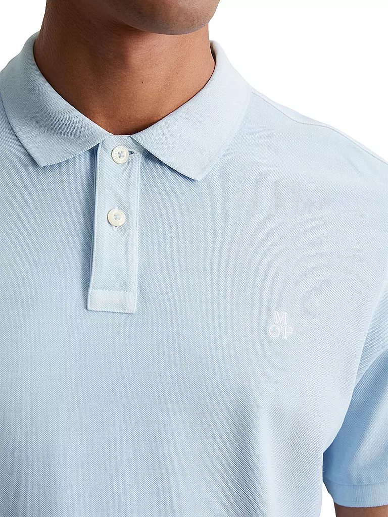 MARC O'POLO | Polo de corte estándar | Azul claro