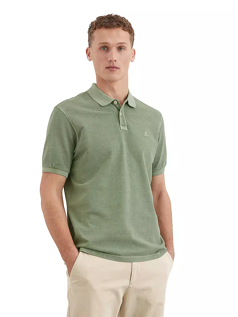 MARC O'POLO | Polo de corte regular | Verde