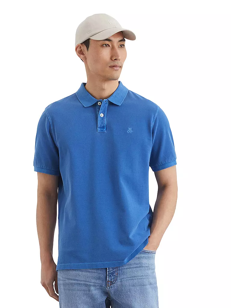 MARC O'POLO | Polo de corte regular | Azul