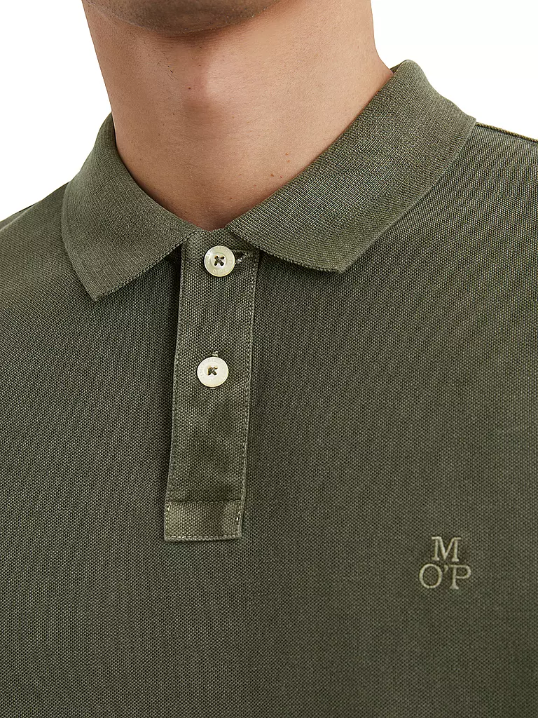 MARC O'POLO | Polo de corte regular | Oliva