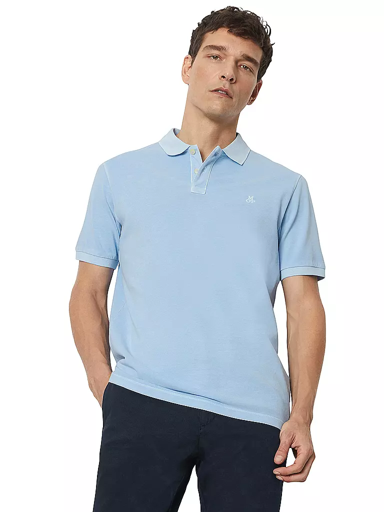 MARC O'POLO | Poloshirt Regular Fit | Azul claro
