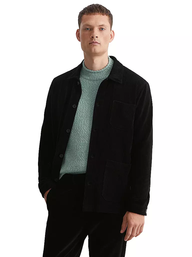 MARC O'POLO | Samtjacke  | Negro