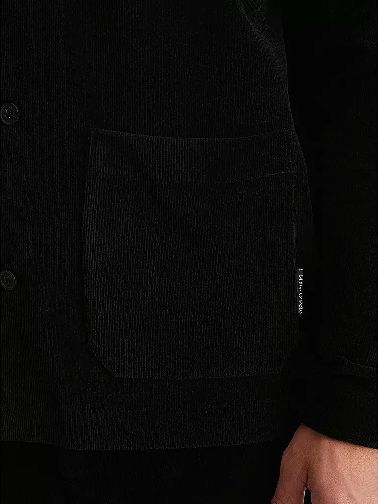 MARC O'POLO | Samtjacke  | Negro