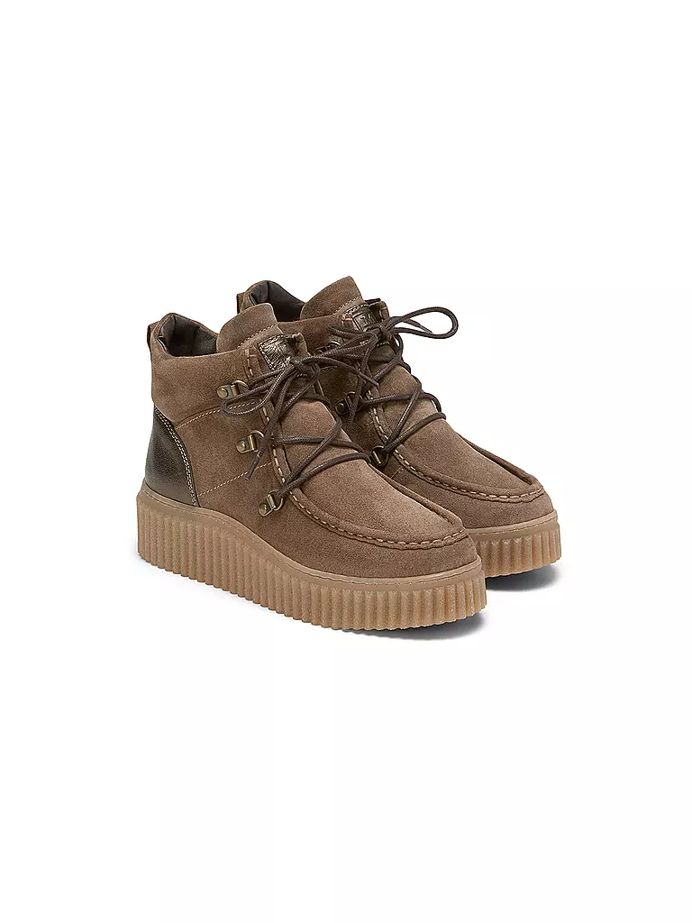 MARC O'POLO | Schnürboots  | Marrón claro