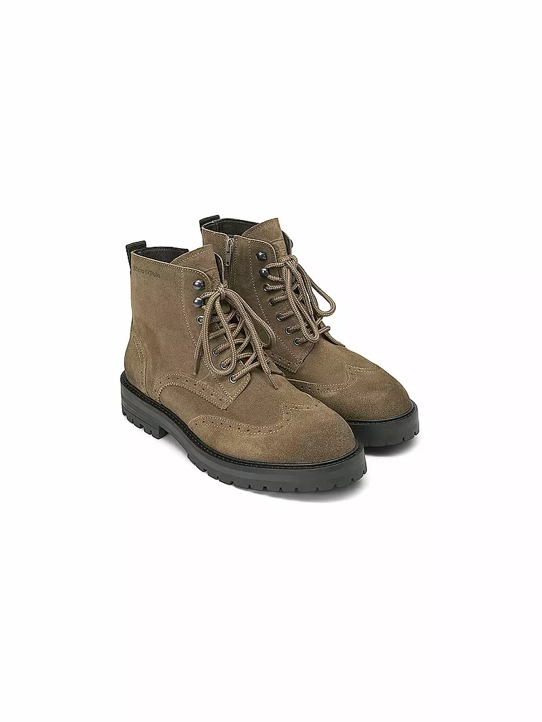MARC O'POLO | Schnürboots | Marrón claro