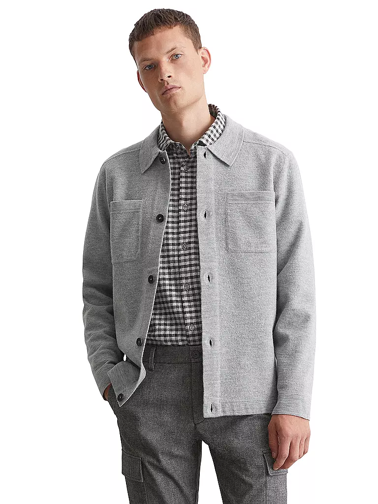 MARC O'POLO | Sobrecamisa | Gris