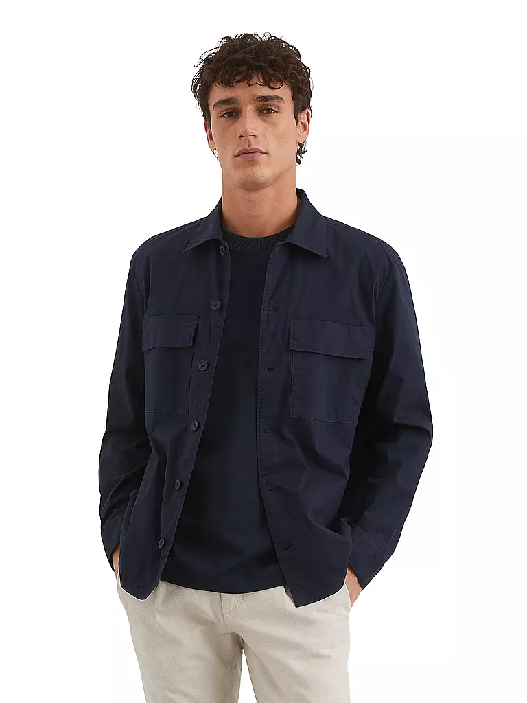 MARC O'POLO | Sobrecamisa | Azul oscuro