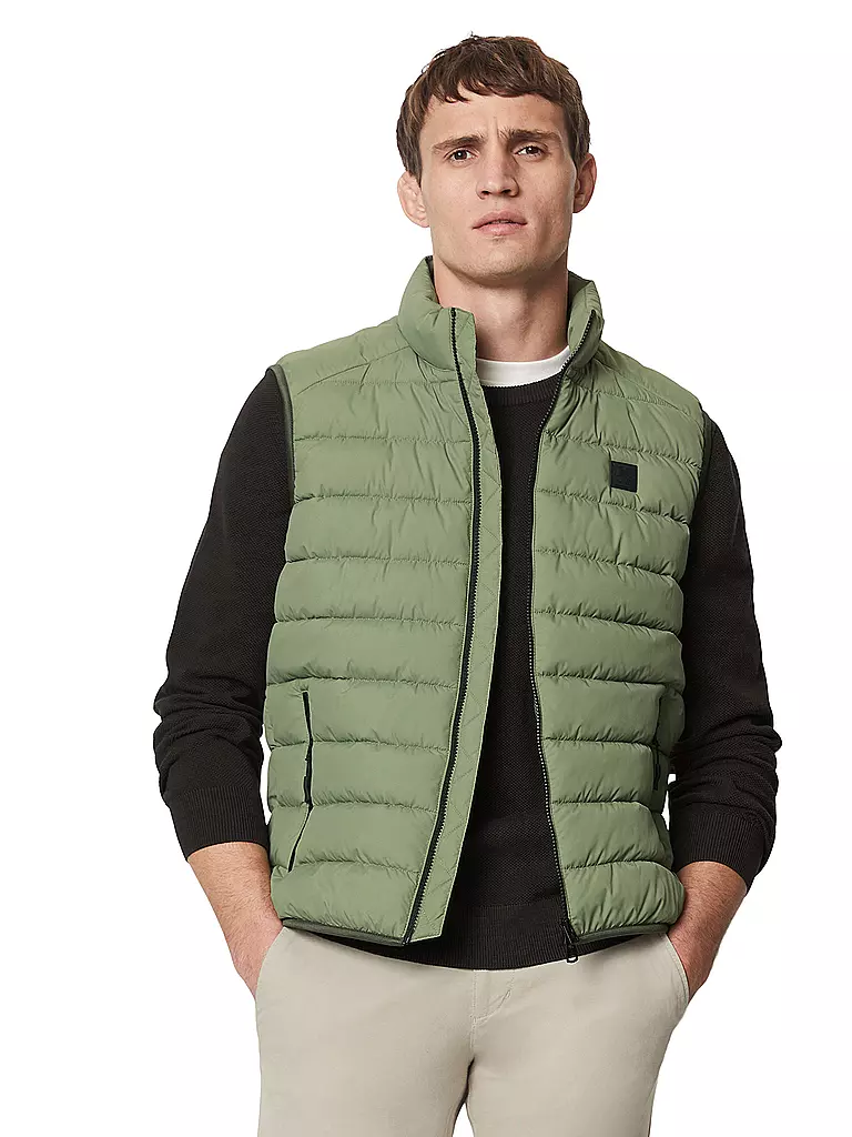 MARC O'POLO | Steppgilet  | Verde claro