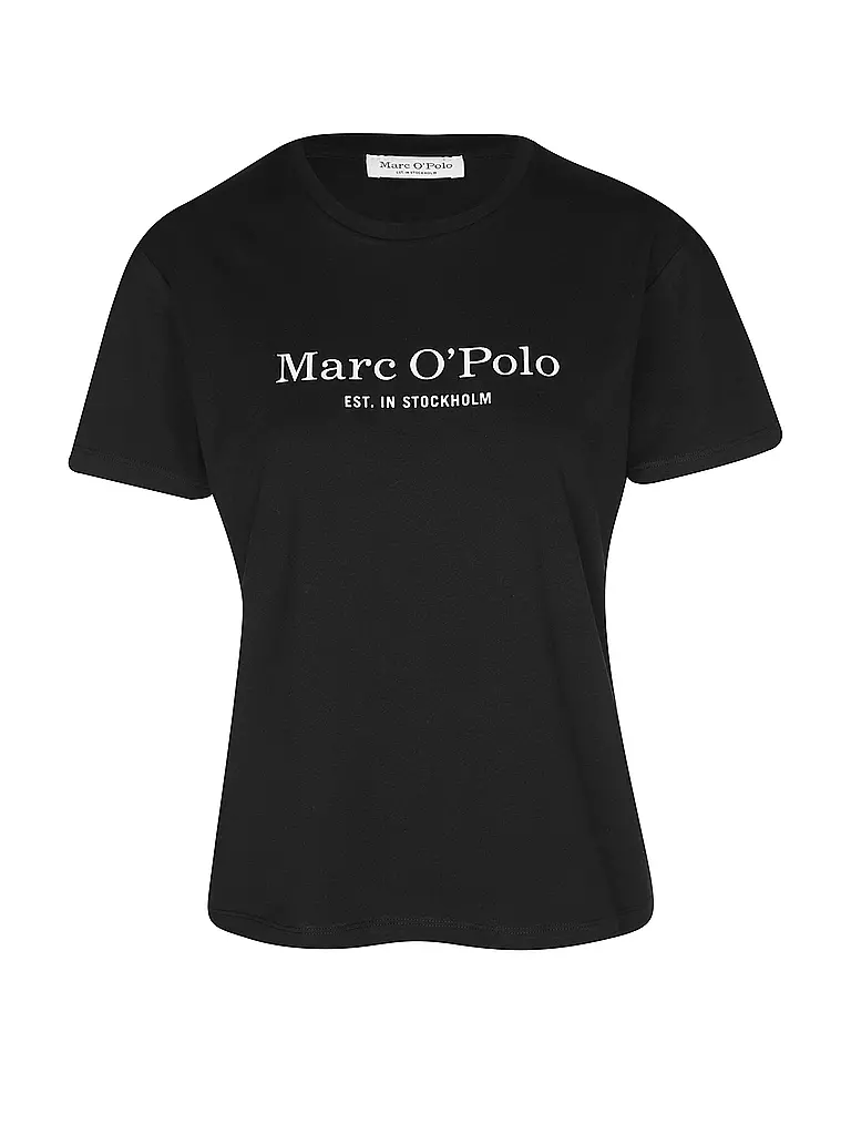 MARC O'POLO | T-Shirt  | Negro
