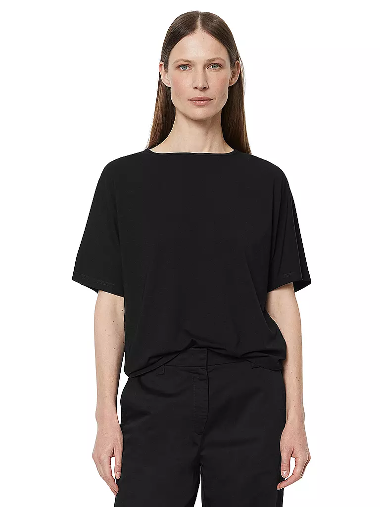MARC O'POLO | T-Shirt  | Negro