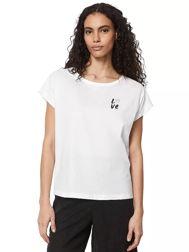 MARC O'POLO | T-Shirt  | Blanco