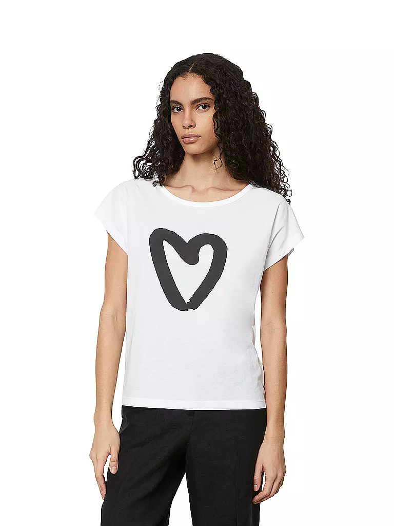MARC O'POLO | T-Shirt  | Blanco