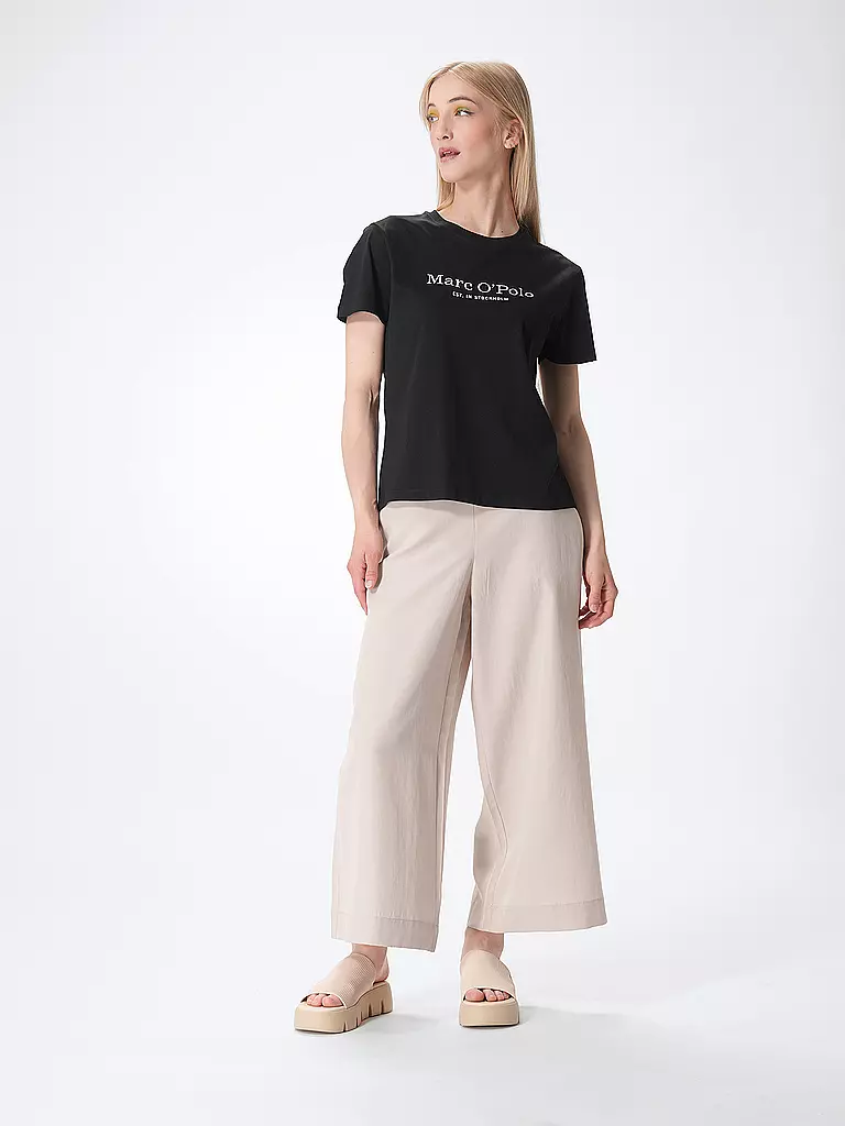 MARC O'POLO | T-Shirt  | Negro
