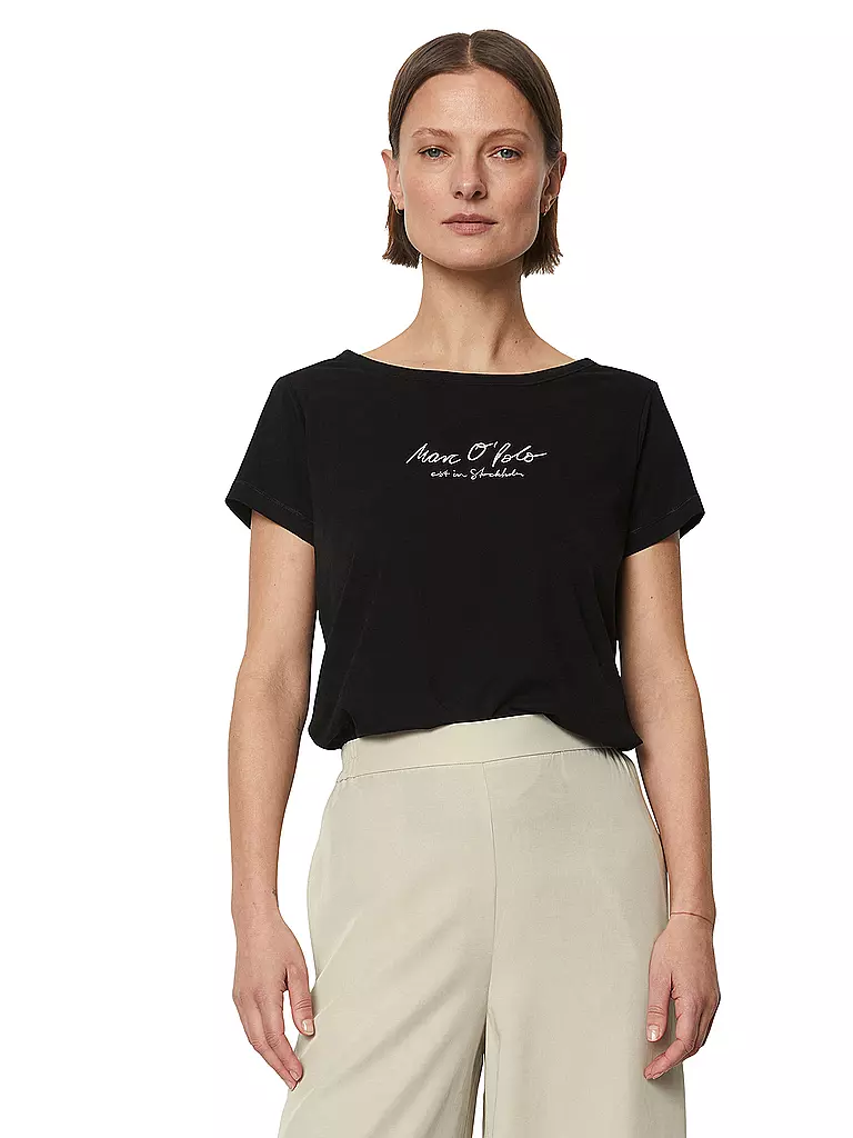 MARC O'POLO | T-Shirt | Negro