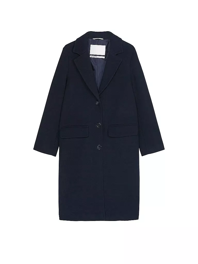 MARC O'POLO | Wollmantel | Azul oscuro