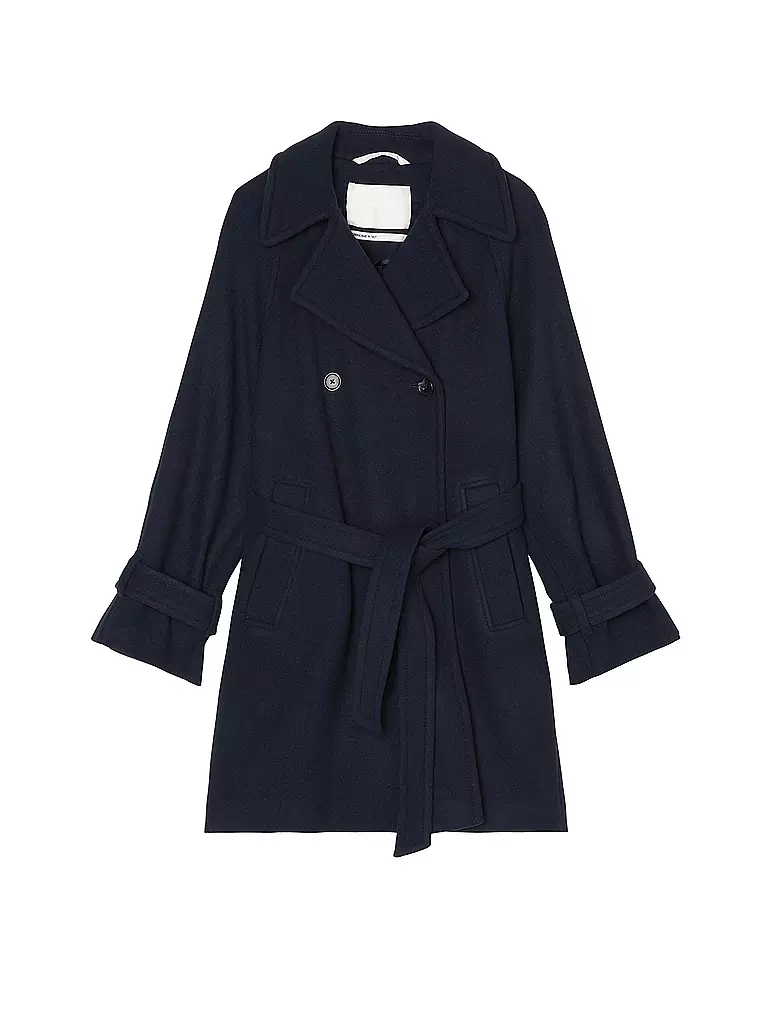 MARC O'POLO | Wollmantel | Azul oscuro