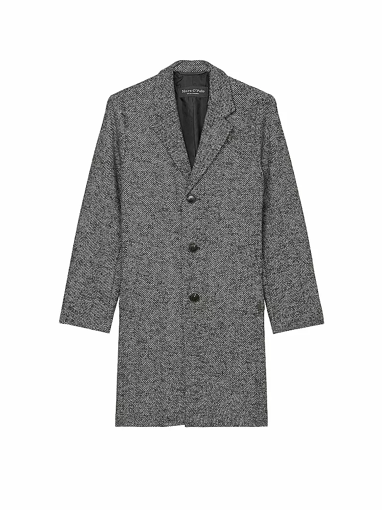 MARC O'POLO | Wollmantel | Negro