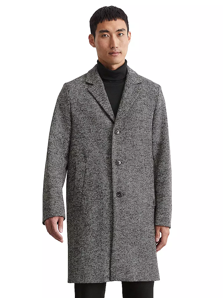 MARC O'POLO | Wollmantel | Negro