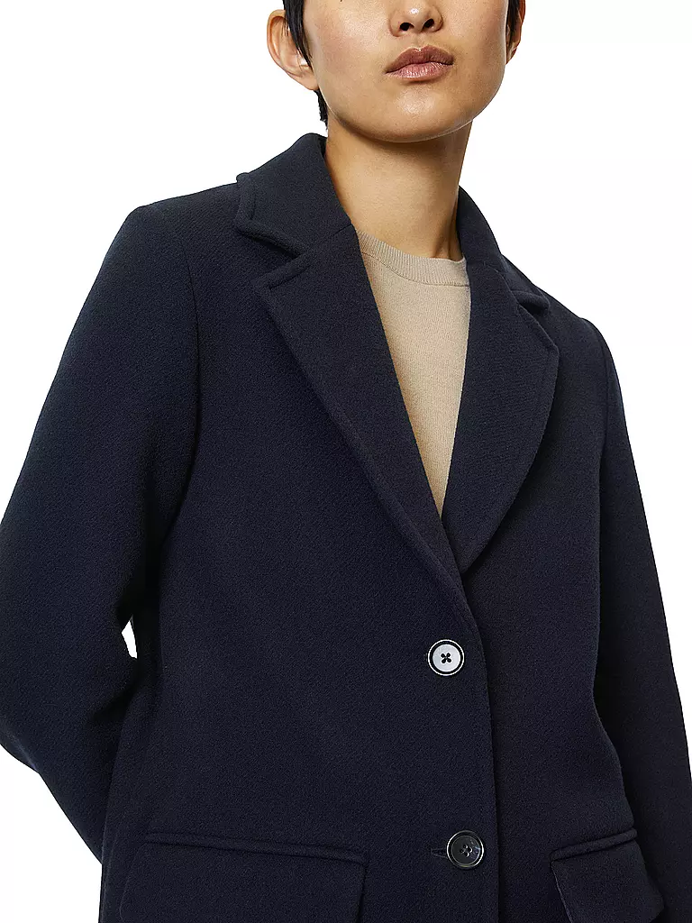 MARC O'POLO | Wollmantel | Azul oscuro