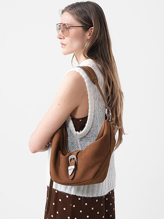MARGESHERWOOD | Bolso de cuero - Hobo Bag BELTED HOBO Medium