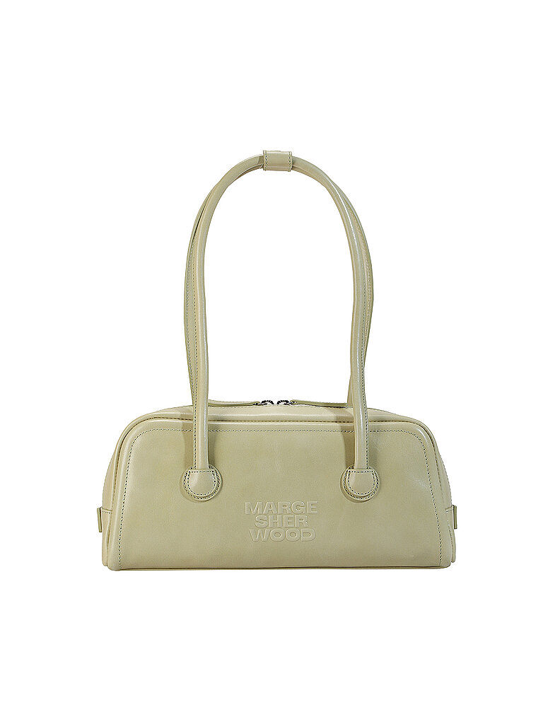 MARGESHERWOOD Bolso de cuero - Bolso baguette SOFT BAGUETTE verde