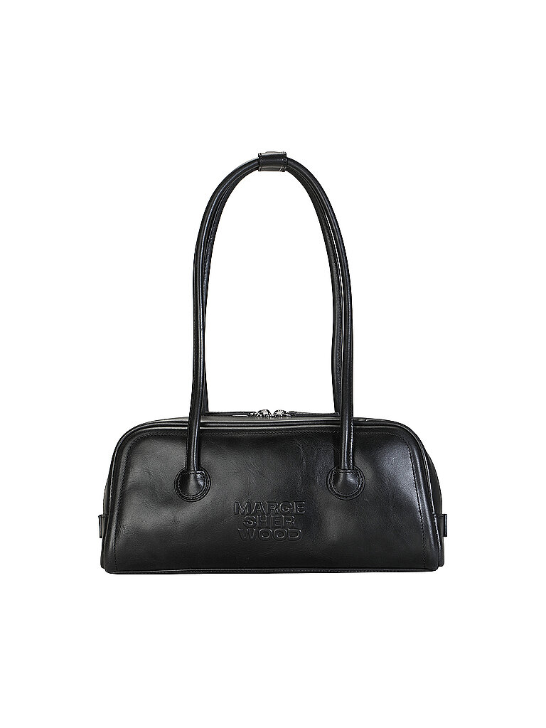 MARGESHERWOOD Bolso de cuero - Baguette Bag SOFT BAGUETTE negro