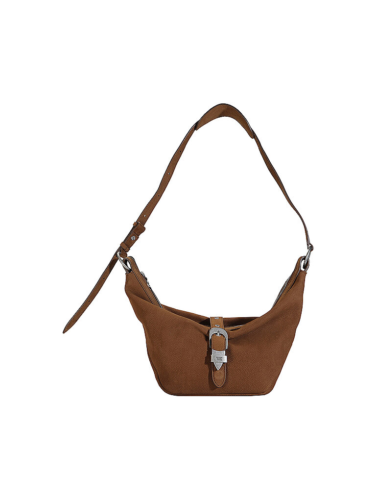 MARGESHERWOOD Bolso de cuero - Hobo Bag BELTED HOBO Medium marrón