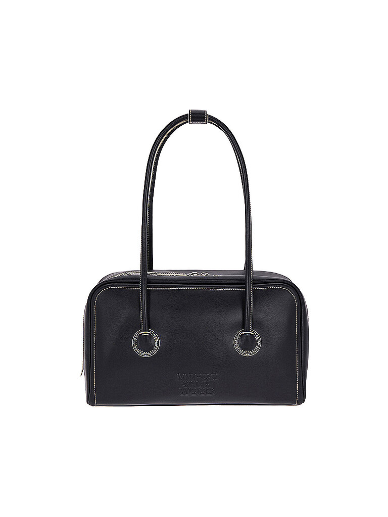 Margesherwood Bolso de piel - Bandolera SOFT BOSTON negro