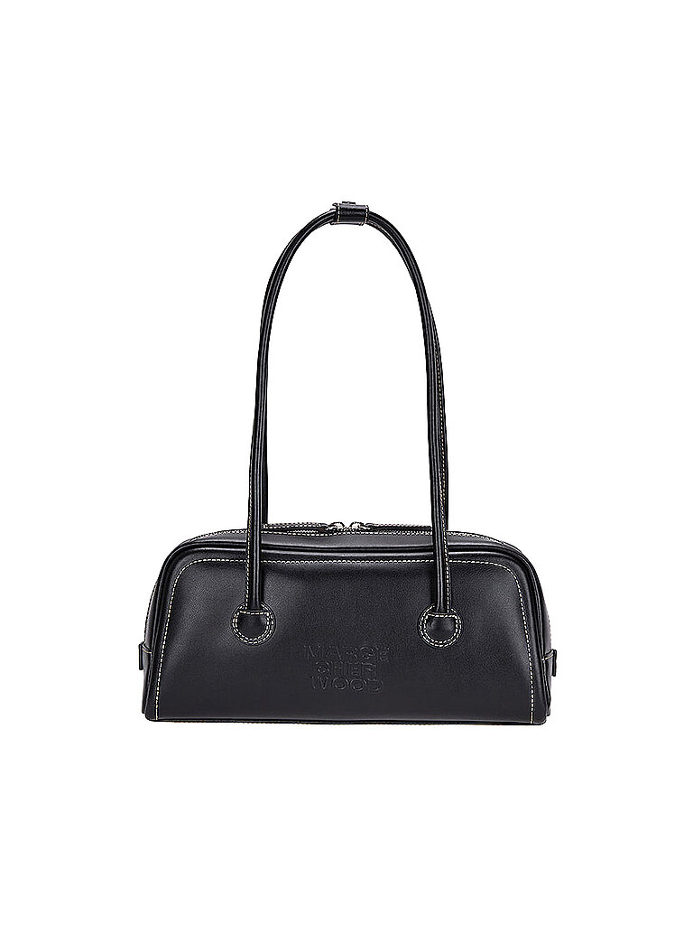 Margesherwood Bolso de piel - Bandolera SOFT BOSTON EW negro
