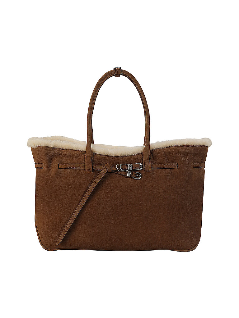 Margesherwood Bolso de piel - Shopper GRANDMA USED BAG Large marrón