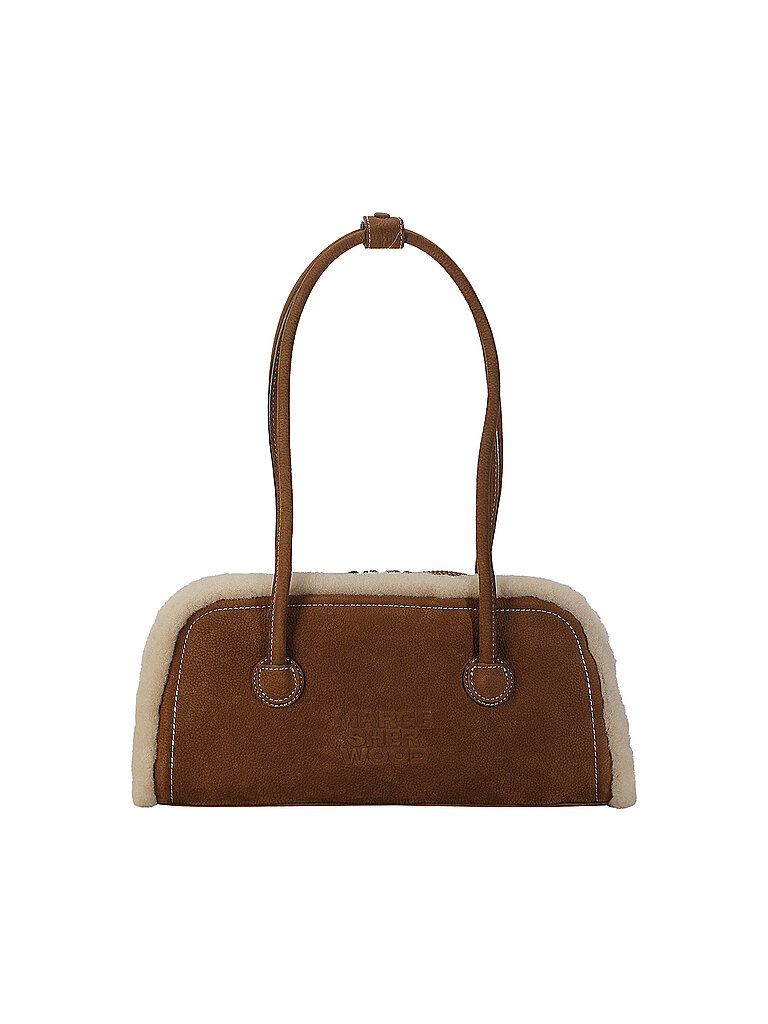 Margesherwood Bolso de piel - Bandolera SOFT BOSTON EW marrón