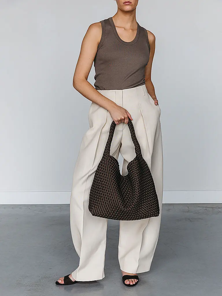 MARREA | Bolso - Hobo BUCKET DI NERO Large | Marrón