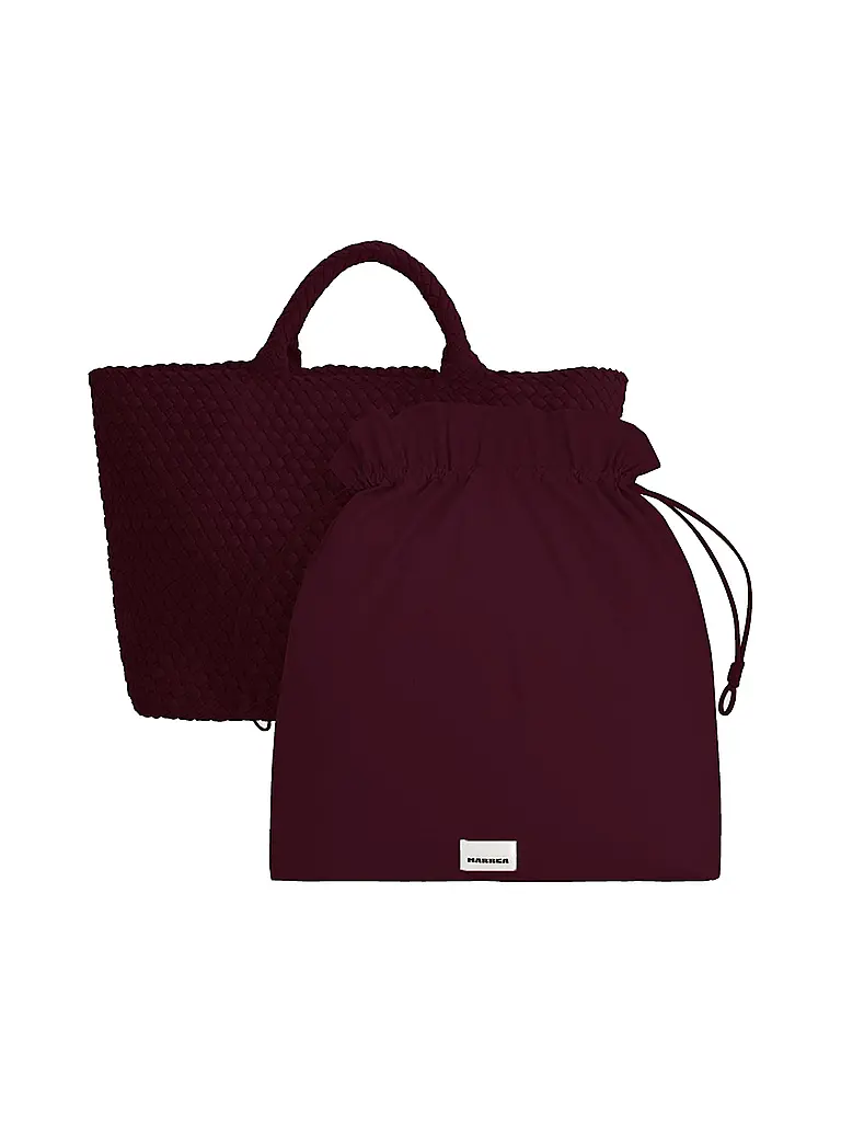 MARREA | Bolso - Tote Bag ALWAYS ON THE RUN Large | Rojo oscuro