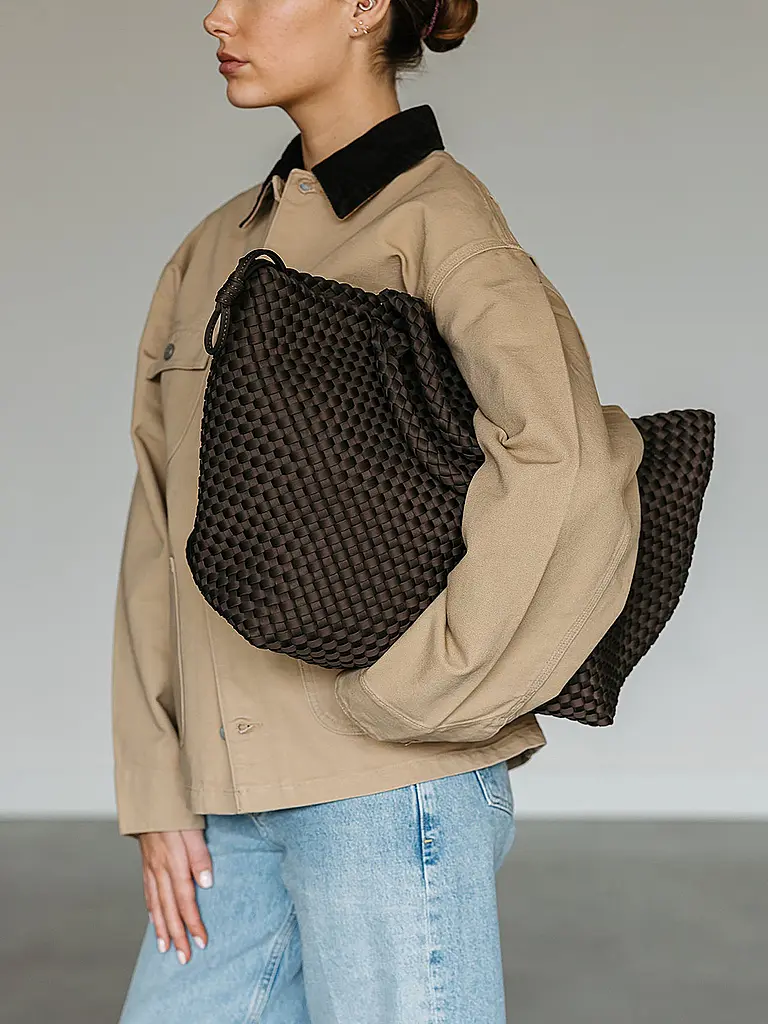 MARREA | Bolso - Tote Bag ALWAYS ON THE RUN Large | Marrón