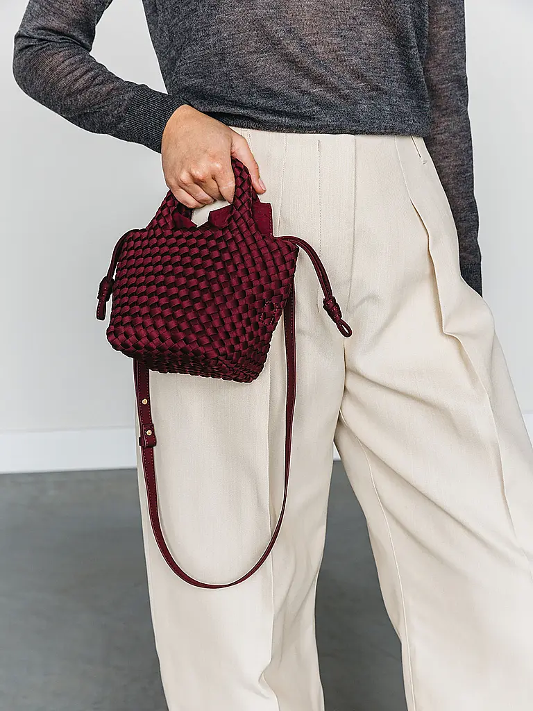 MARREA | Bolso - Tote Bag ALWAYS ON THE RUN Mini | Rojo oscuro