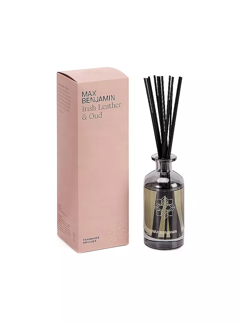 MAX BENJAMIN | Difusor de fragancia CLASSIC COLLECTION 150ml Irish Leather & Oud | Camel