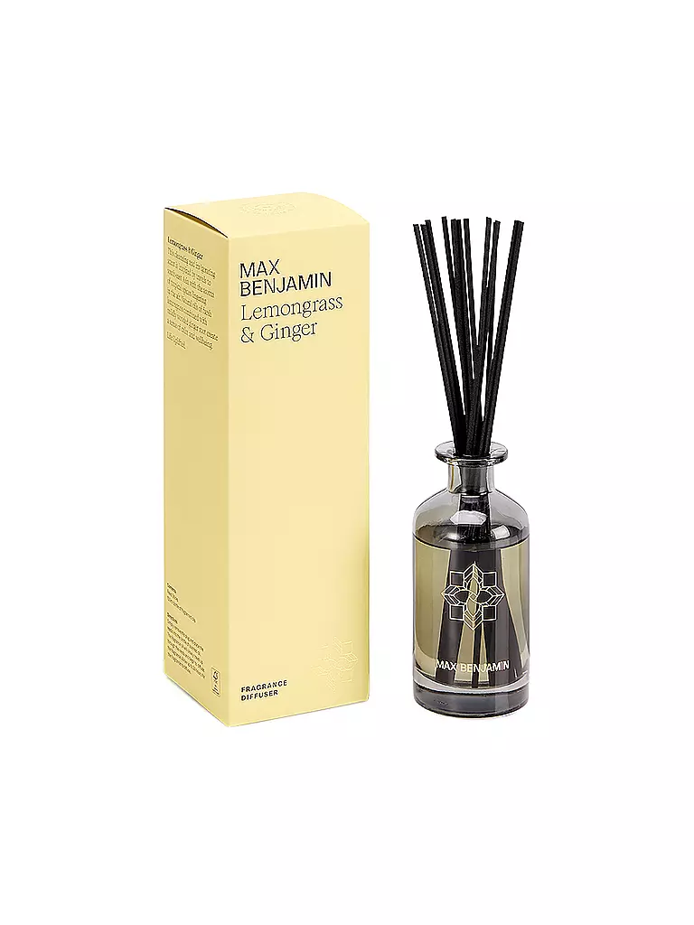 MAX BENJAMIN | Difusor de fragancia CLASSIC COLLECTION 150ml Lemongrass Ginger | Verde claro
