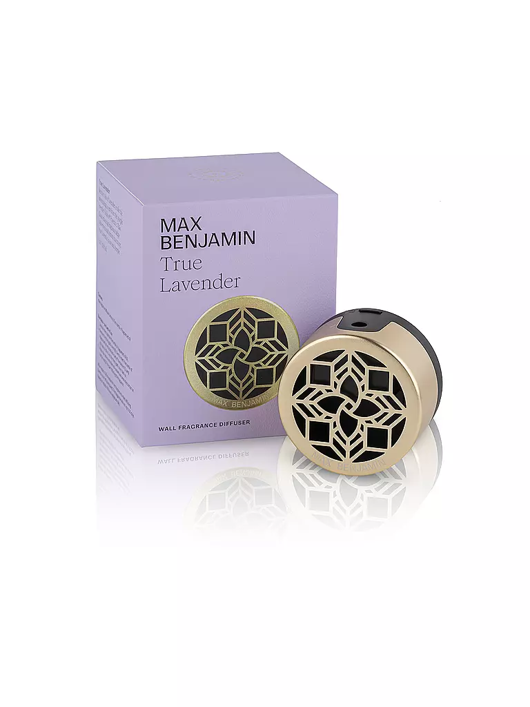 MAX BENJAMIN | Difusor de pared para fragancia de ambiente CLASSIC COLLECTION 100ml True Lavender | Lila