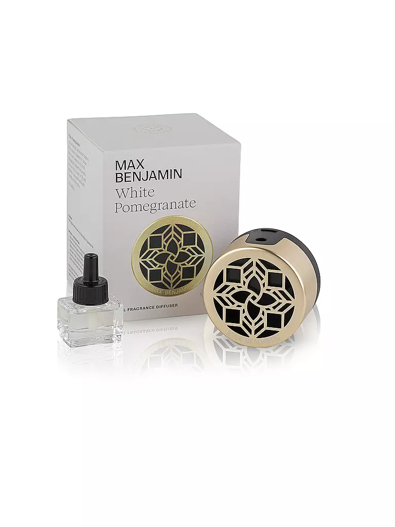 MAX BENJAMIN | Difusor de pared para fragancia de ambiente CLASSIC COLLECTION 100ml White Pomegranate | Blanco