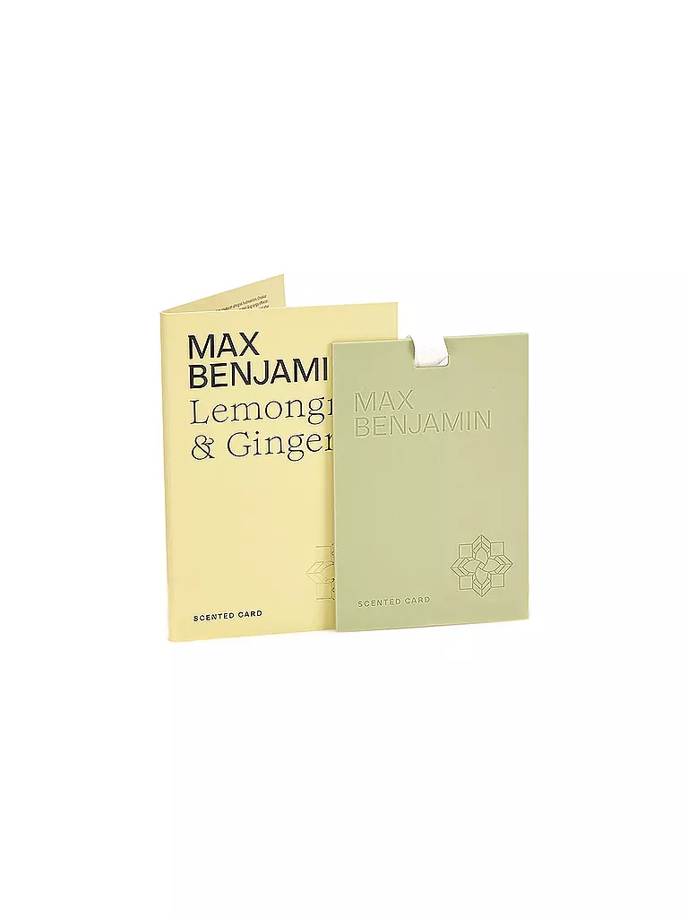 MAX BENJAMIN | Duftkarte CLASSIC COLLECTION Lemongrass & Ginger | Verde claro
