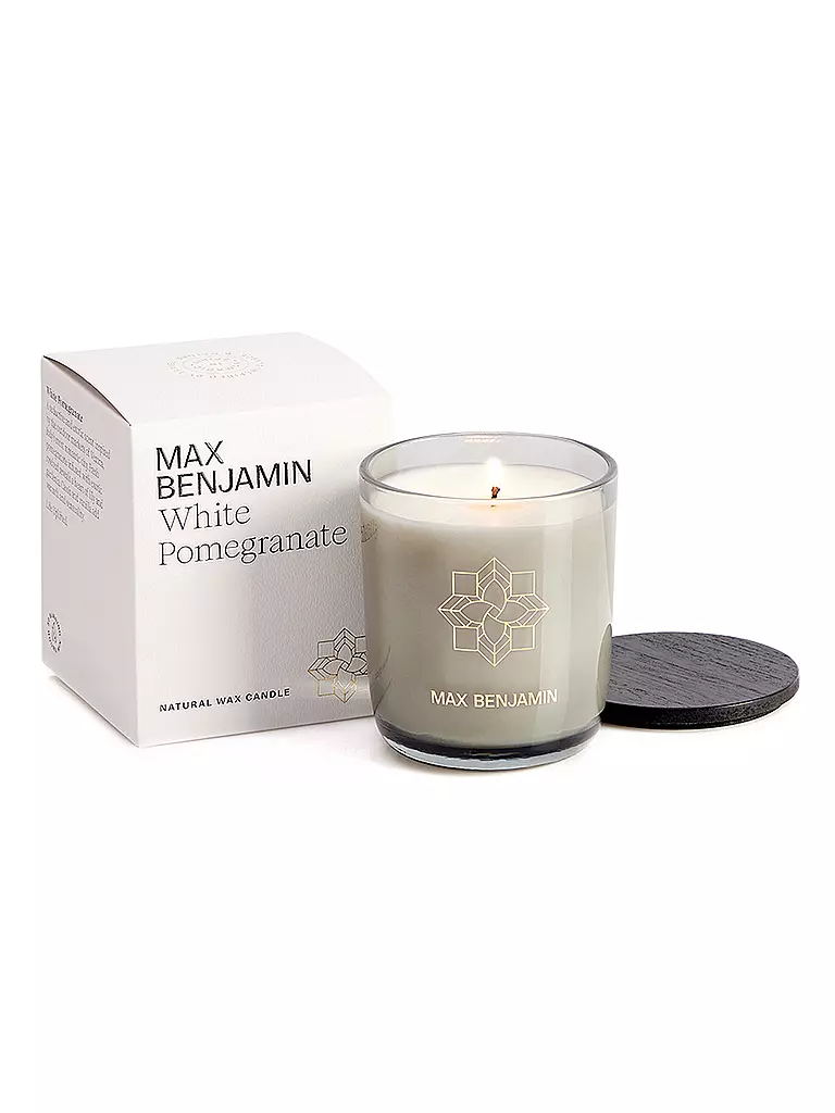 MAX BENJAMIN | Duftkerze CLASSIC COLLECTION 210g White Pomegranate | Blanco
