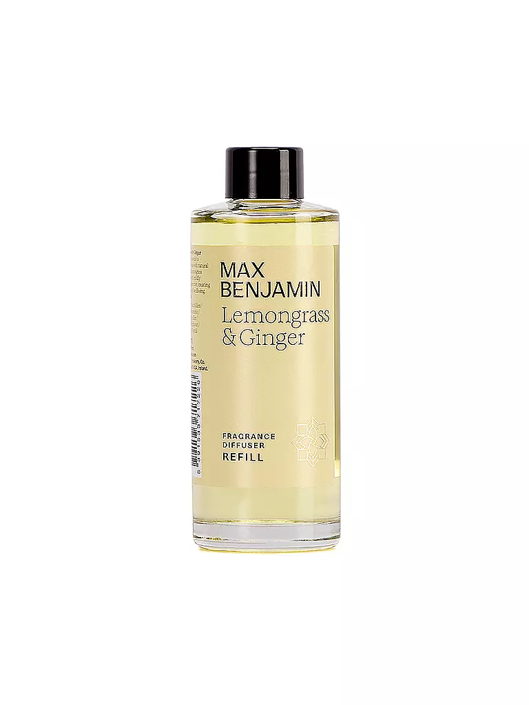MAX BENJAMIN | Recambio de ambientador CLASSIC COLLECTION 150ml Lemongrass Ginger | Verde claro