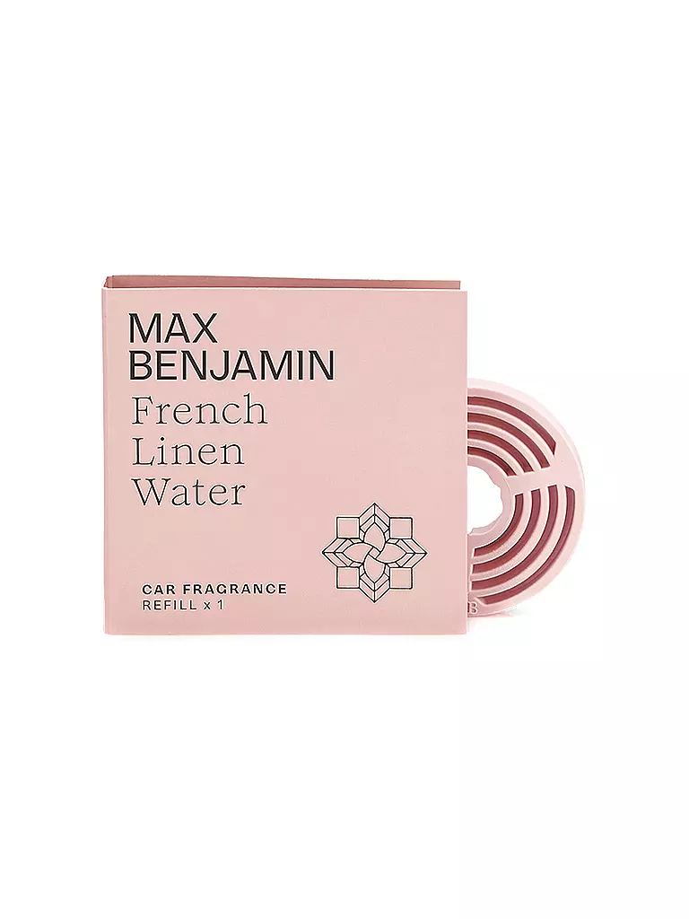 MAX BENJAMIN | Recambio de fragancia para coche CLASSIC COLLECTION French Linen | Rosa