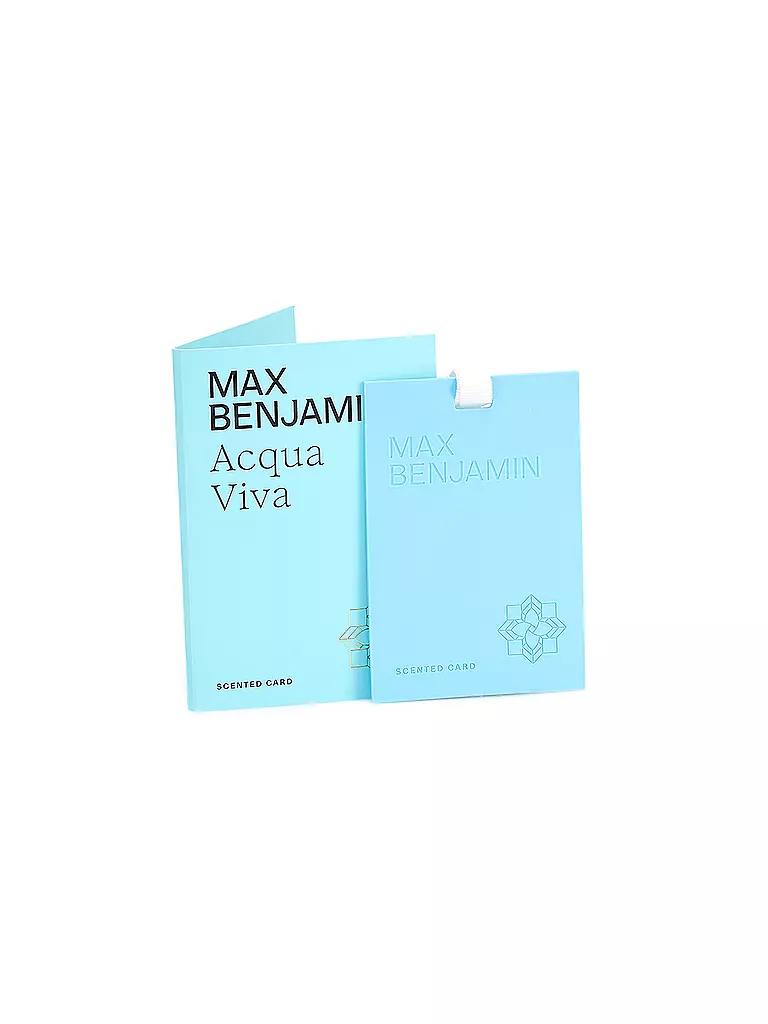 MAX BENJAMIN | Tarjeta perfumada CLASSIC COLLECTION Acqua Viva | Azul claro