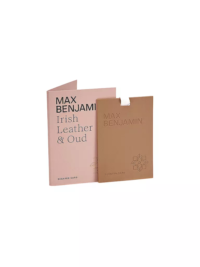 MAX BENJAMIN | Tarjeta perfumada CLASSIC COLLECTION Irish Leather & Oud | Camel